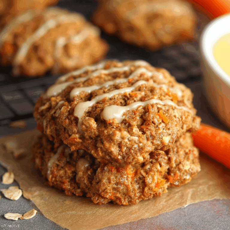 Carrot Cake Oatmeal Cookies