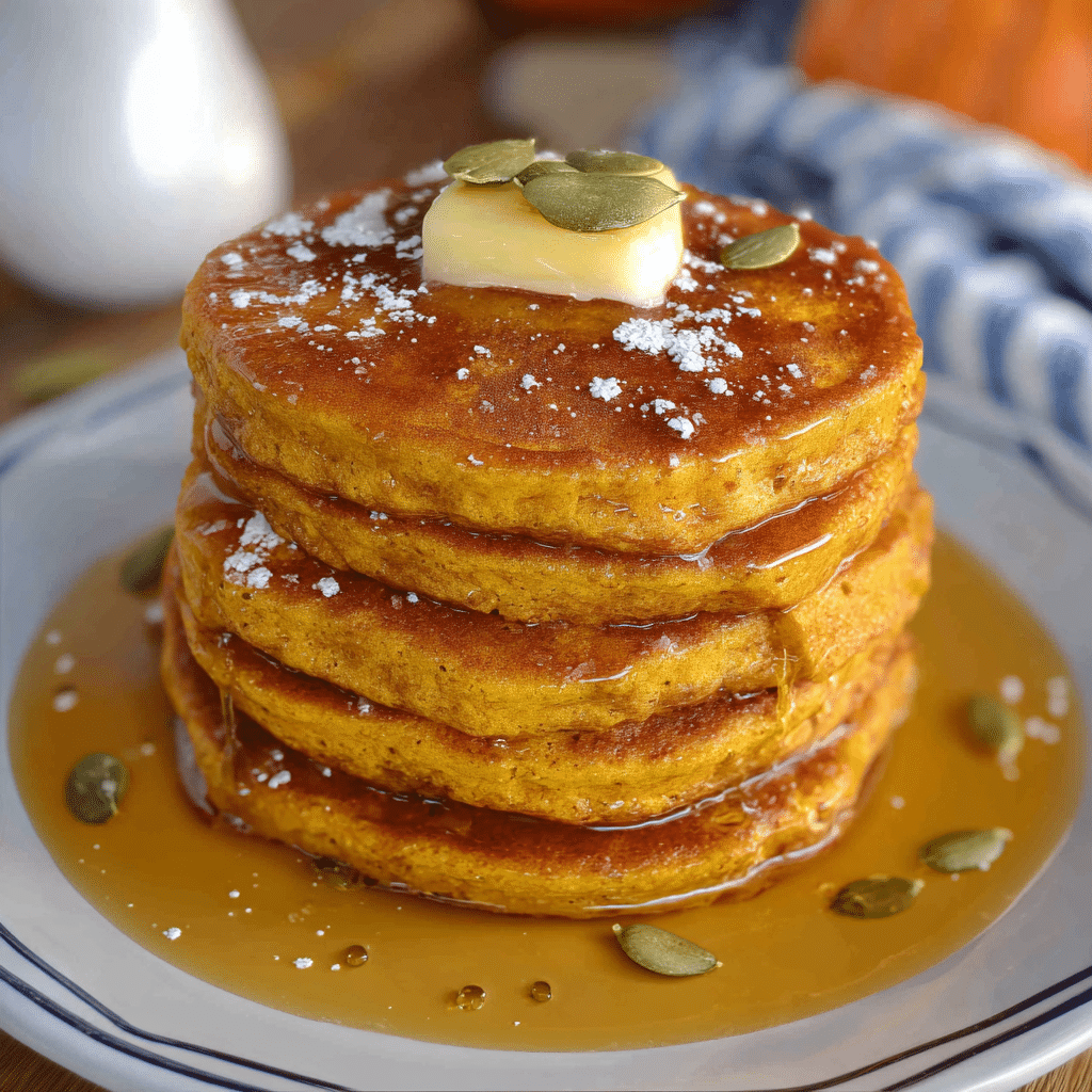 Pumpkin Pancakes with Pancake Mix