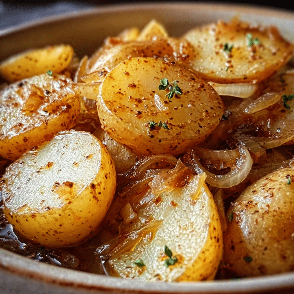 Slow Cooker Potatoes with Lipton Onion Soup Mix
