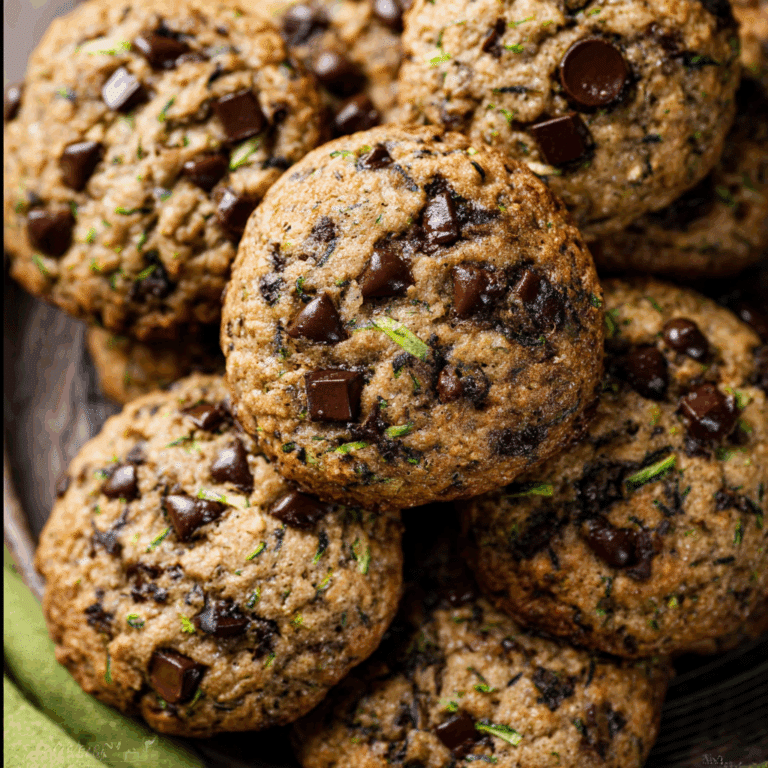 Zucchini Chocolate Chip Cookies