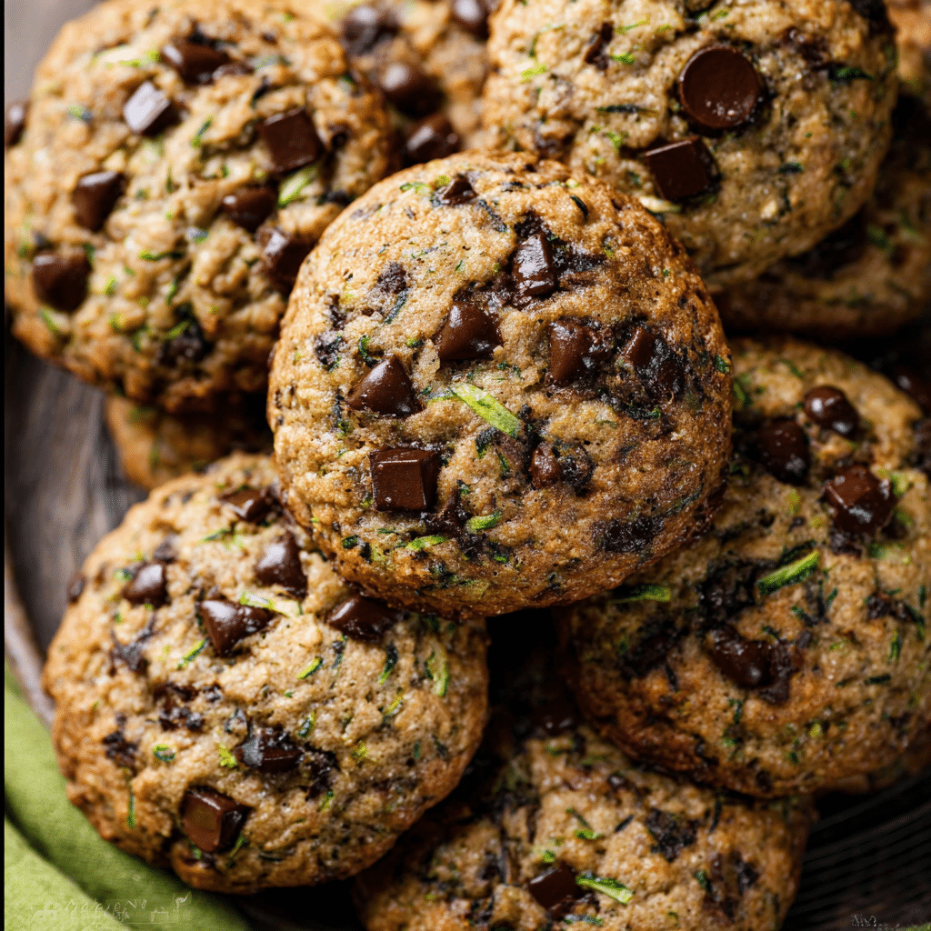 Zucchini Chocolate Chip Cookies