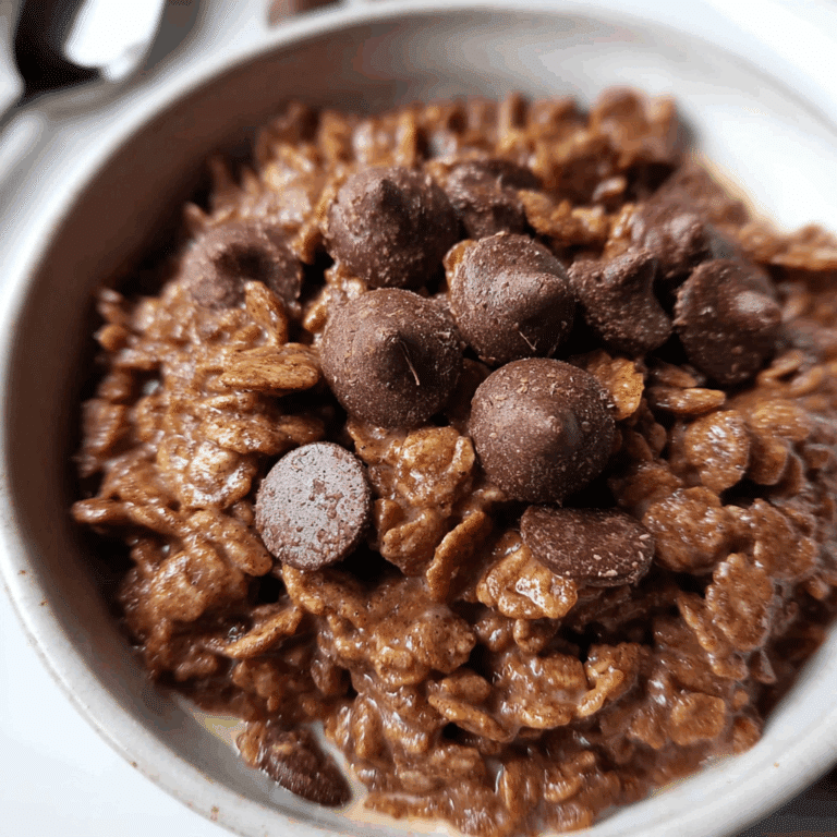 An Ode to a Chocolate Cereal Breakfast