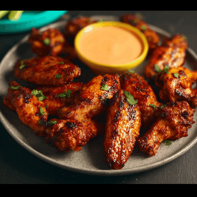 Buffalo Chicken Wings with Peri Peri Sauce