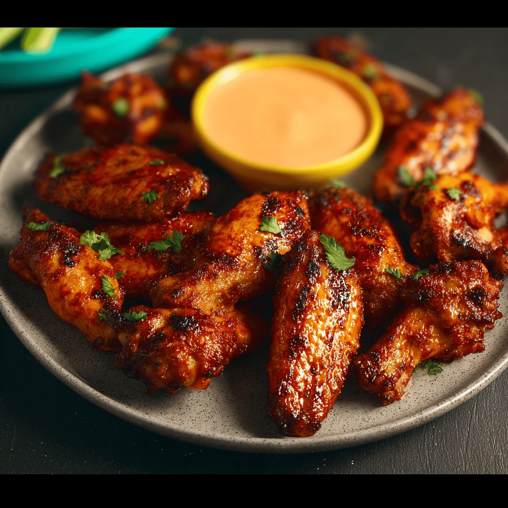 Buffalo Chicken Wings with Peri Peri Sauce