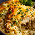 Cheesy Baked Chicken with Rice