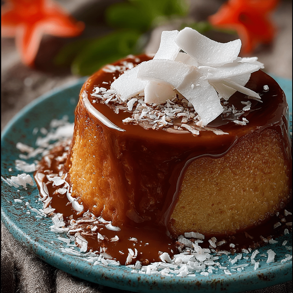 Chocolate Coconut Flanlight