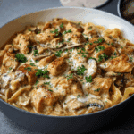 Creamy Chicken Paprika Stroganoff
