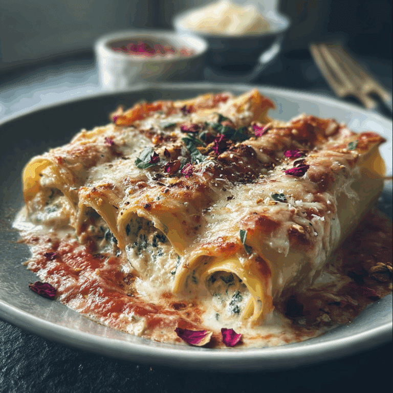 Creamy Rose Cannelloni