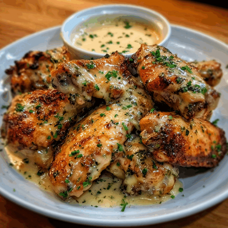 Decadent Alfredo-Style Chicken Wings
