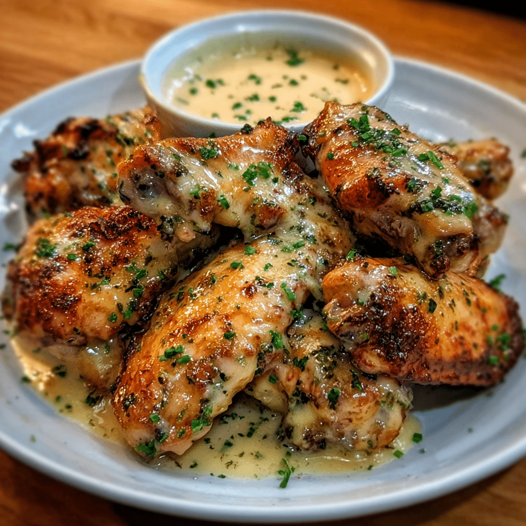 Decadent Alfredo-Style Chicken Wings
