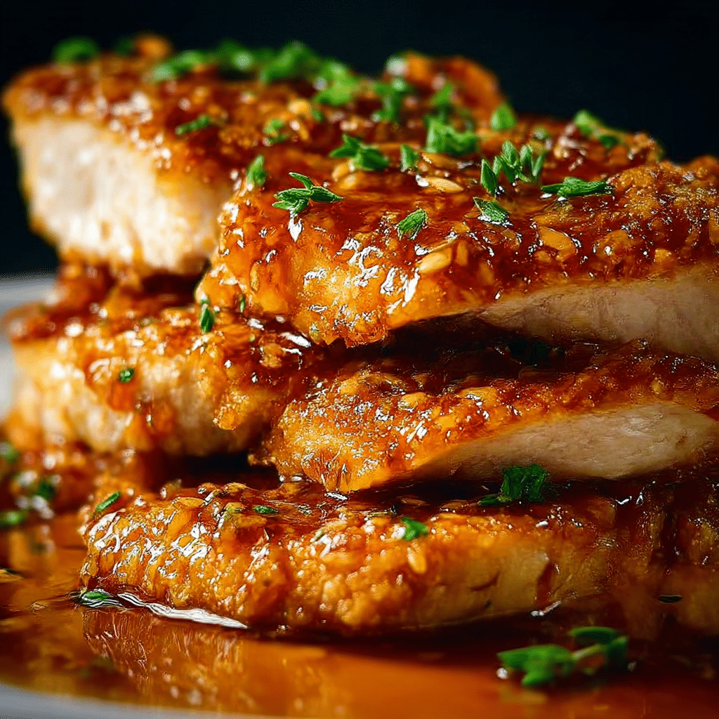 Double Crunch Honey Garlic Chicken Breasts
