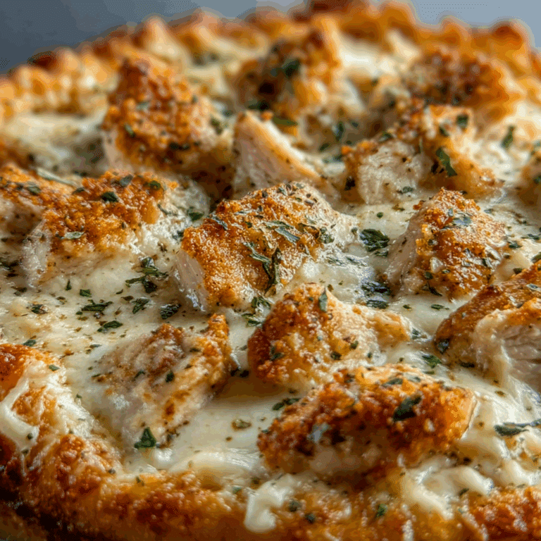 Garlic Parmesan Chicken Pizza Bowl