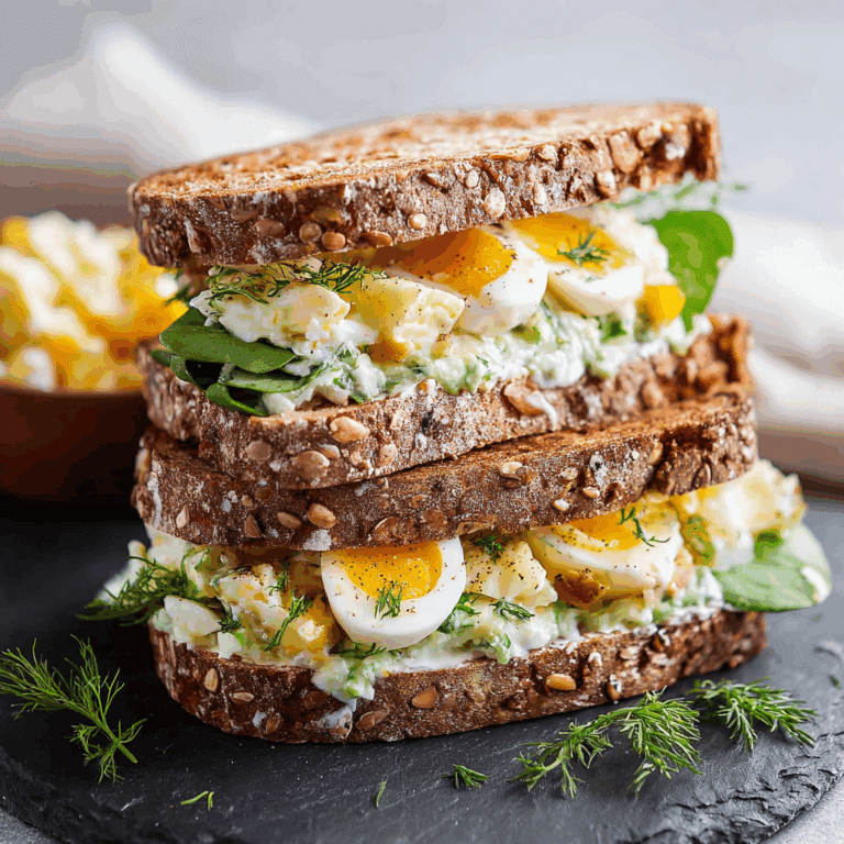 Healthy Easy Egg Sandwich