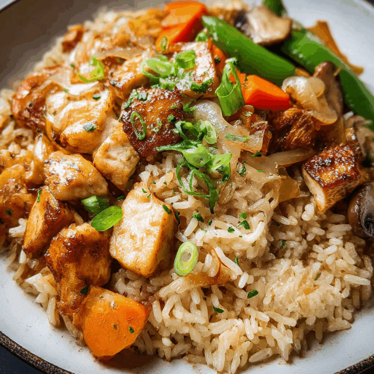 Hibachi Chicken & Rice Skillet Meal