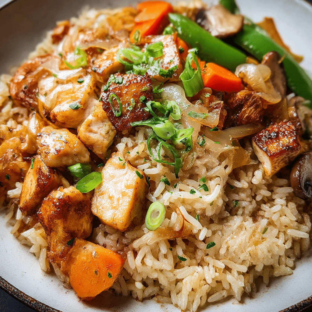 Hibachi Chicken & Rice Skillet Meal