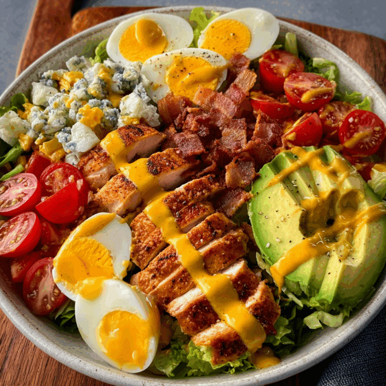 Honey Mustard Chicken Cobb Salad