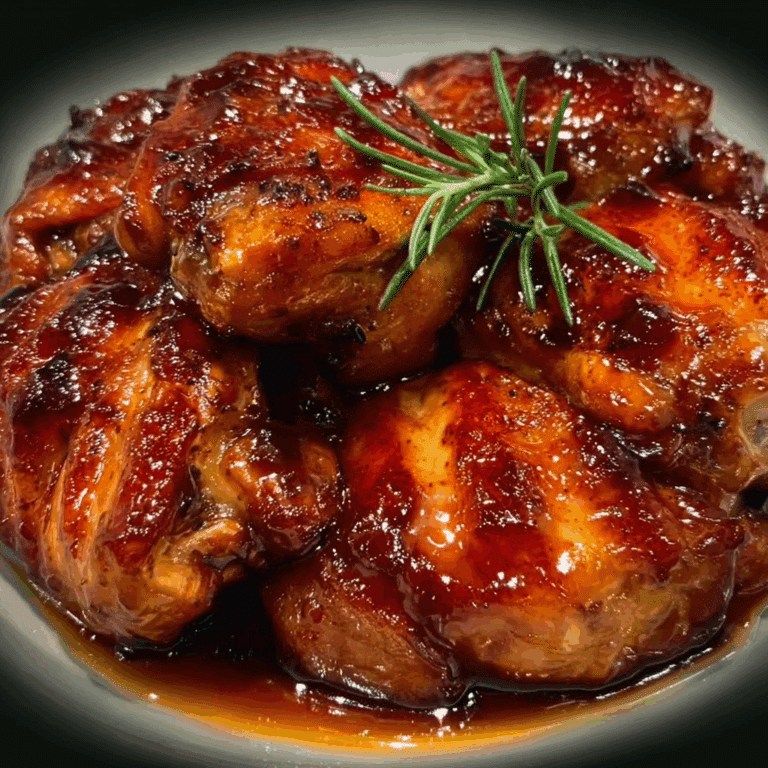 Scotch Bonnet Glaze Chicken