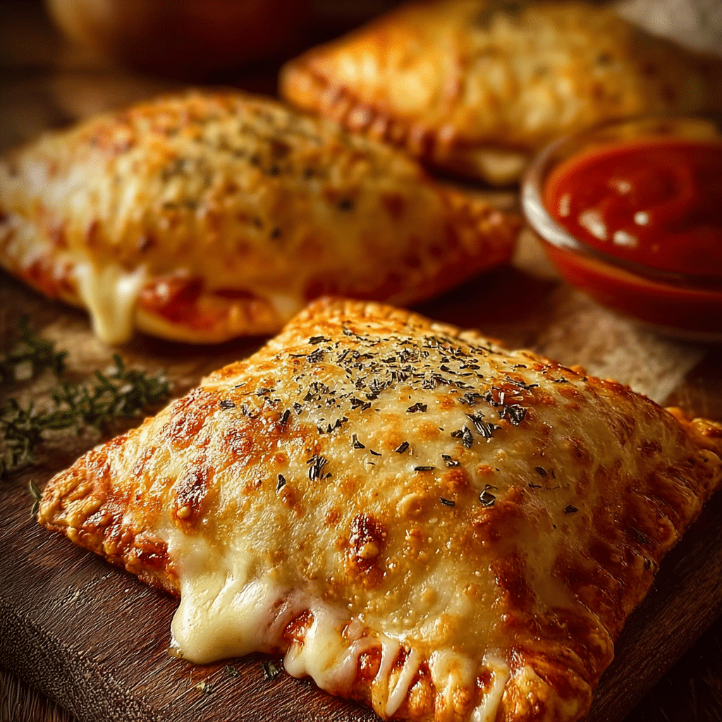 Easy Cheesy Pizza Pockets Recipe
