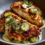 Flavor-Packed Dill Pickle Parmesan Chicken Recipe