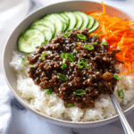Korean Beef and Rice Bowl