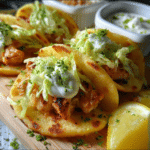 Lemon Chicken Cloud Bread Tacos